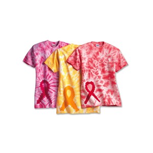 Tie-Dyed Awareness Ribbon T-Shirt