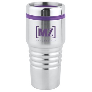 Color Ring Stainless Travel Tumbler - 16 oz
