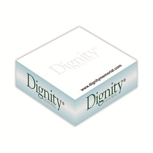 3 3/8" x 1" Sticky Note Memo Cube - 200 Sheet