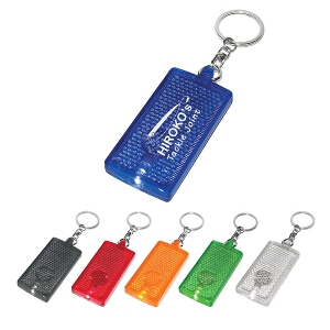 Rectangular LED Light Keychain