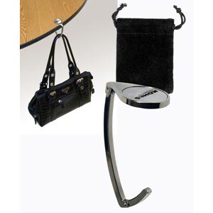 Polished Metal Purse Hook