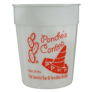 Fluted Glow-in-the-Dark Stadium Cup - 24 oz