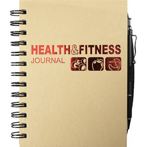 Nutrition/ Exercise HealthJournal - Foil Stamp