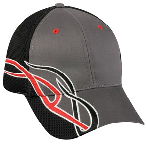 Extreme Flames Cap with Sandwich Visor
