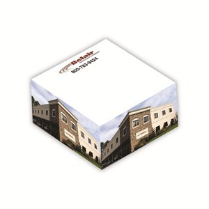 4" x 2" Full Color Sticky Note Memo Cube - 400 Sheet
