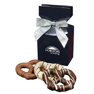 Chocolate Covered Pretzels Gift Box - 3.6 oz.