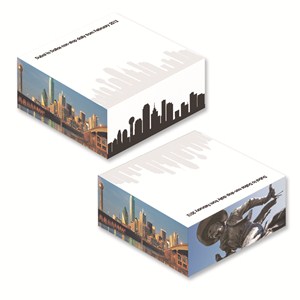 4" x 1 1/4" Full color Memo Cube - 250 Sheet