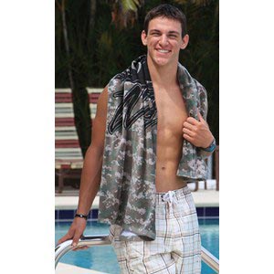 Lightweight Camo Beach Towel