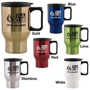 Stainless Steel Travel Mug - 15 oz