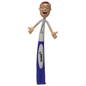 Male Health Care Professional Bend A Pen
