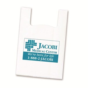Plastic T-Shirt Bag - 12" x 6" x 18"