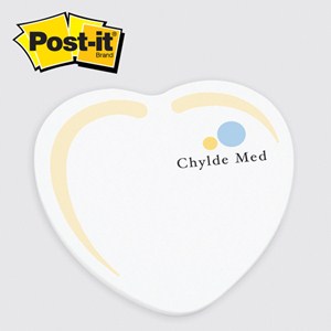 Large Heart Post-it®Notepad - 25 Sheet