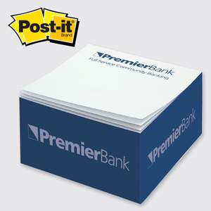 2 3/4" X 2 3/4" X 1 3/8" Post-it® Notes Half Cube 48HR