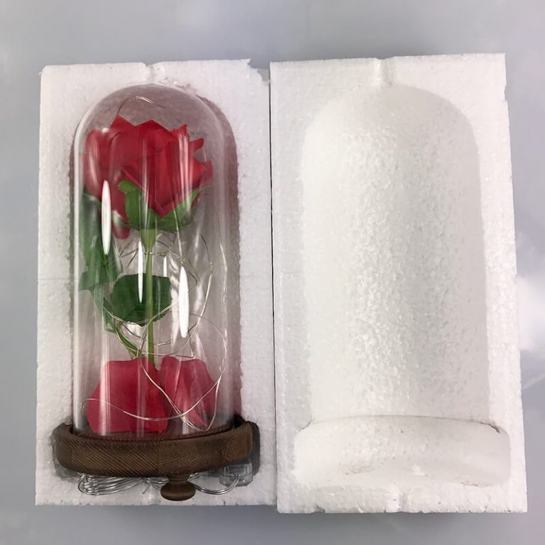 Beauty and the Beast Glass Dome w/ Wooden Base Ever Promos