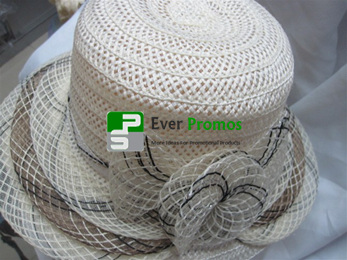 Lady paper straw hat