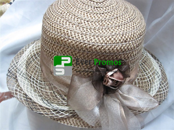 Lady paper straw hat